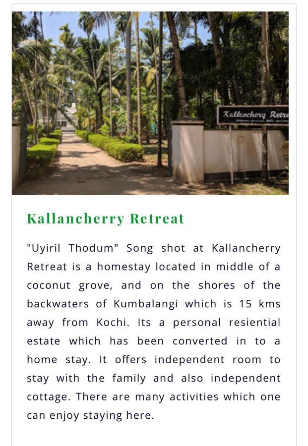 Kallanchery Retreat Kochi Exterior foto